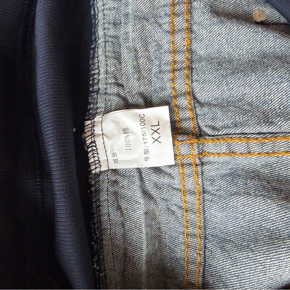Maternity Denim Shorts with Navy Panel and White Lace Trim - Picture 4 of 4